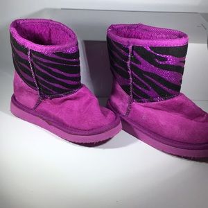 3/22 Toddler Girl Purple Boots ( 2CS2007)